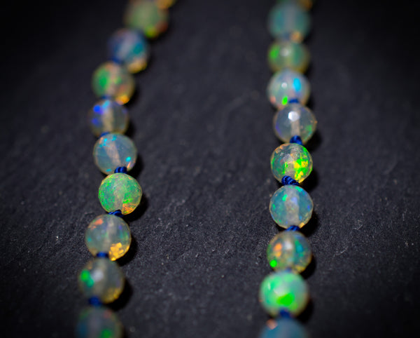 Opal Bead Necklace, n209