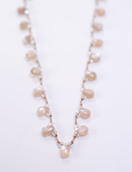 Shimmering Moonstone Necklace