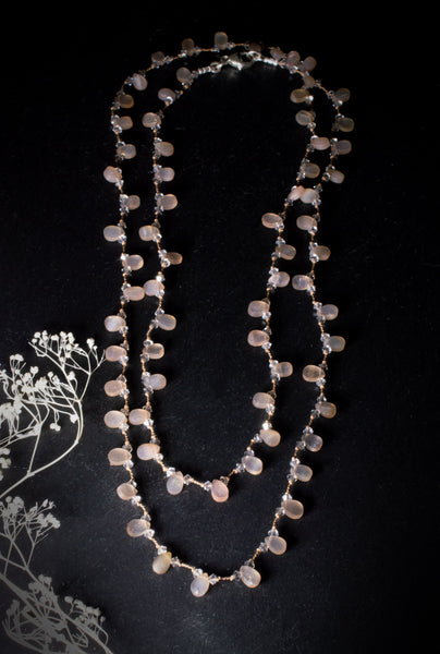 Shimmering Moonstone Necklace